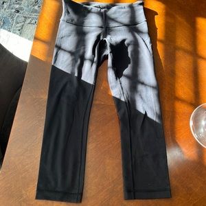 Cropped high waisted size 4 lululemon pants!